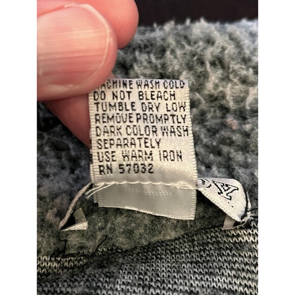 Euro Joy Jacket Womens Medium Gray Sherpa Fleece Full Zip Velvet Trim Boucle - Picture 9 of 9